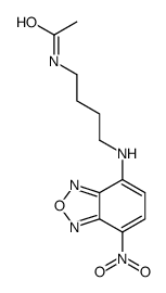 N-[4-[(4-nitro-2,1,3-benzoxadiazol-7-yl)amino]butyl]acetamide Structure