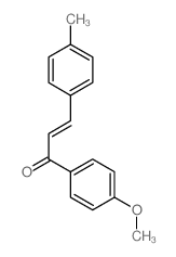 1-(4-methoxyphenyl)-3-(4-methylphenyl)prop-2-en-1-one Structure