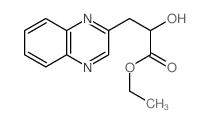 ethyl 2-hydroxy-3-(2-quinoxalinyl)propanoate Structure