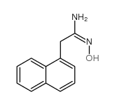 2-(萘-1-基)乙酰胺肟结构式