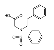 2-[(4-methylphenyl)sulfonyl-(2-phenylethyl)amino]acetic acid结构式