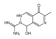 (9CI)-4,8-二羟基-7-甲基吡啶并[3,4-d]吡嗪-3(4H)-羧酰胺结构式