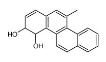 9,10-dihydro-9,10-dihydroxy-5-methylchrysene结构式
