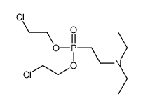2-[bis(2-chloroethoxy)phosphoryl]-N,N-diethylethanamine Structure