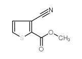 2-甲酸甲酯-3-氰基噻吩结构式