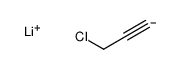 lithium,3-chloroprop-1-yne Structure