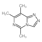 2,4,5-trimethyl-1,3,7,8-tetrazabicyclo[4.3.0]nona-2,4,6,8-tetraene Structure