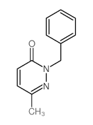 3(2H)-Pyridazinone,6-methyl-2-(phenylmethyl)-结构式