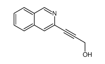 3-isoquinolin-3-ylprop-2-yn-1-ol结构式
