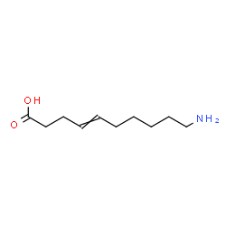 10-Amino-4-decenoic acid Structure