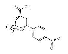3-(4-硝基苯基)金刚烷-1-羧酸结构式
