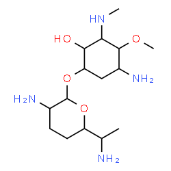 1-deamino-2-deoxy-2 epi-aminofortimycin B结构式