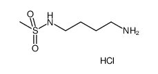 N-4-(4-aminobutyl)methanesulfonamide hydrochloride Structure