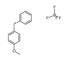 (p-methoxyphenyl)(phenyl)iodonium tetrafluoroborate Structure