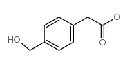 4-(hydroxymethyl)phenylacetic acid Structure