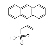 2-(9-anthryl)prop-1-ene-3-sulphonic acid结构式