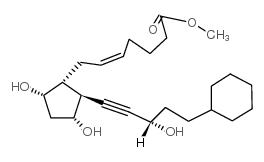 methyl (Z)-7-[(1R,3R,5S)-2-[(3S)-5-cyclohexyl-3-hydroxypent-1-ynyl]-3,5-dihydroxycyclopentyl]hept-5-enoate picture