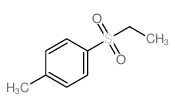1-(乙基磺酰基)-4-甲基苯结构式