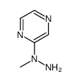 N-甲基-n-吡嗪-2-肼结构式
