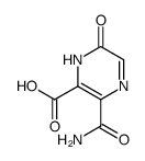 3-氨基甲酰基-6-羟基吡嗪-2-羧酸结构式