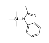 trimethyl-(2-methylbenzimidazol-1-yl)silane Structure