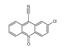 2-chloroacridine-10-carbonitrile N-oxide Structure