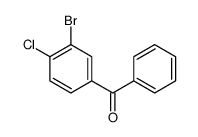 (3-bromo-4-chlorophenyl)-phenylmethanone结构式
