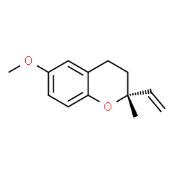 2H-1-Benzopyran,2-ethenyl-3,4-dihydro-6-methoxy-2-methyl-,(2R)-(9CI) Structure