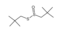 S-(2,2-dimethylpropyl) 2,2-dimethylpropanethiosulfinate Structure