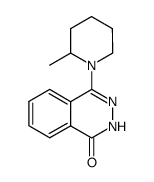 4-(2-methylpiperidino)-1(2H)-phthalazinone结构式