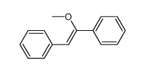 (1-methoxyethene-1,2-diyl)dibenzene Structure
