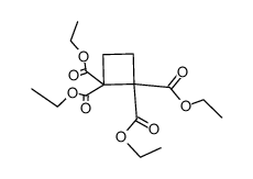 tetraethyl cyclobutane-1,1,2,2-tetracarboxylate结构式