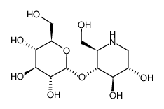 4-O-α-D-Glucopyranosylmoranoline结构式