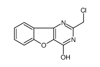 2-(氯甲基)[1]苯并呋喃并[3,2-d]嘧啶-4(3h-)-酮结构式