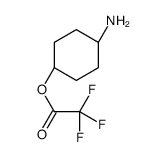 顺式-4-氨基-2,2,2-三氟乙酸环己酯结构式