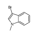 3-溴-1-甲基-1H-吲哚结构式