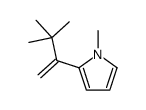 2-(3,3-dimethylbut-1-en-2-yl)-1-methylpyrrole Structure