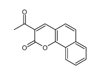 3-acetylbenzo[h]chromen-2-one Structure
