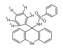 N-(9-(phenyl-d5)-9H-selenoxanthen-9-yl)benzenesulfonamide结构式