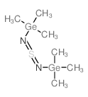trimethyl-[(trimethylgermylimino-λ4-sulfanylidene)amino]germane Structure