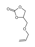 4-((烯丙氧基)甲基)-1,3-二氧戊环-2-酮结构式
