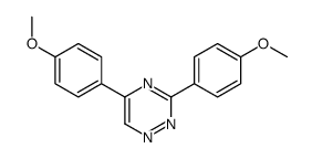 3,5-bis(4-methoxyphenyl)-1,2,4-triazine结构式