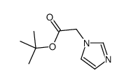 tert-butyl 2-imidazol-1-ylacetate结构式