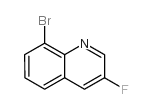 8-溴-3-氟喹啉结构式