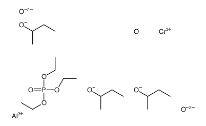 aluminum,butan-2-olate,chromium(3+),dioxosilane,oxygen(2-),triethyl phosphate Structure