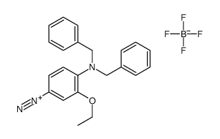 4-(dibenzylamino)-3-ethoxybenzenediazonium,tetrafluoroborate Structure