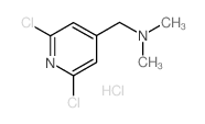 N-[(2,6-DICHLORO-4-PYRIDYL)METHYL]-N,N-DIMETHYLAMINE HYDROCHLORIDE Structure