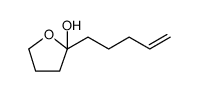 2-(Pent-4-en-1-yl)tetrahydrofuran-2-ol结构式