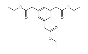 benzene-1,3,5-triyl-tri-acetic acid triethyl ester结构式