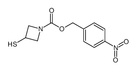 N-p-nitrobenzyloxycarbonylazetidinethiol Structure